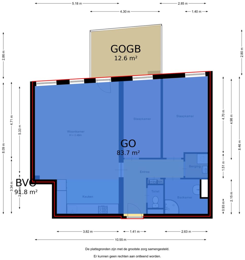 Plattegrond 2, Mondriaanstraat 78