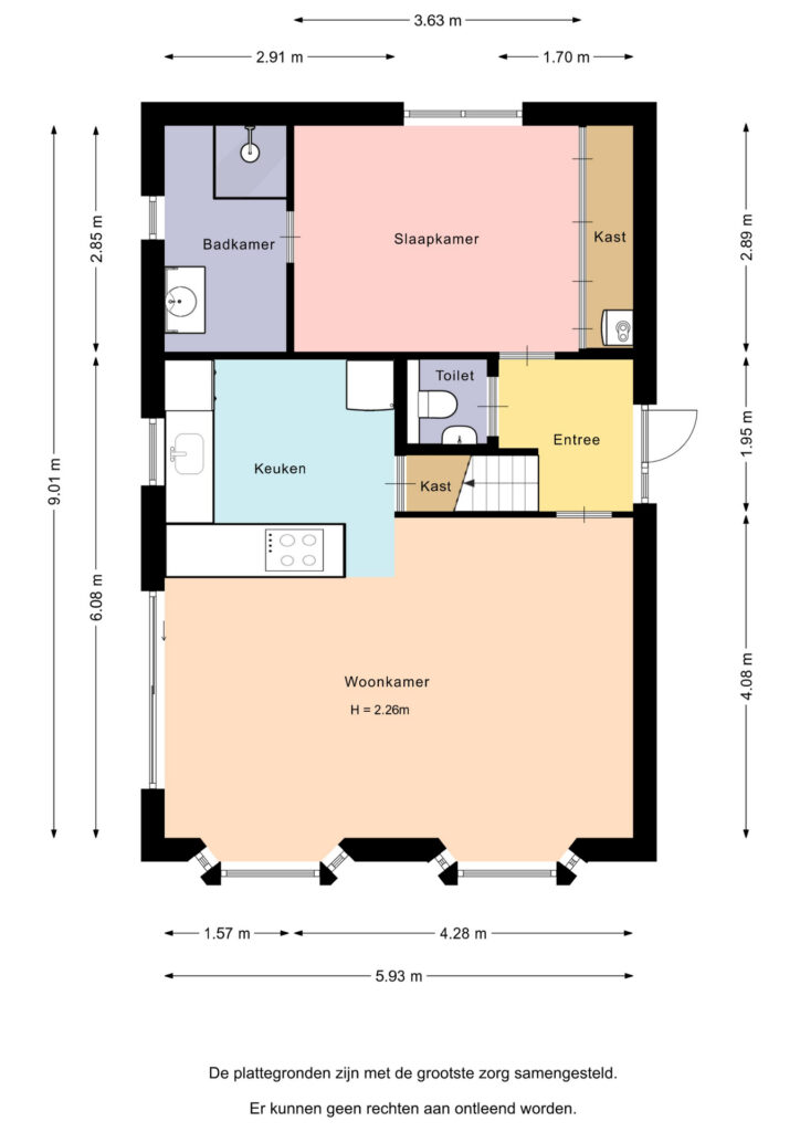 Plattegrond 3, Graaf Floris V weg 37-68