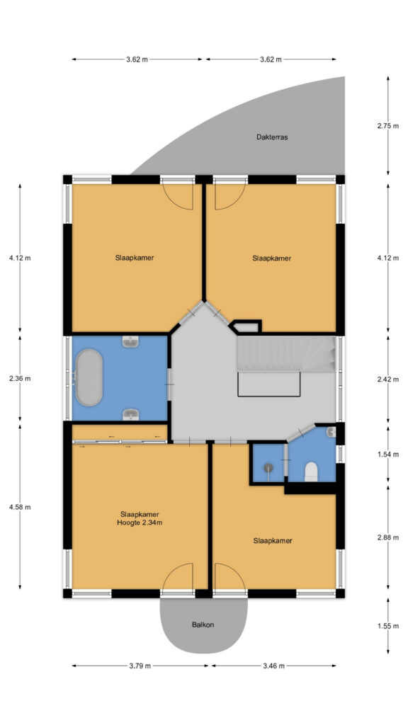 Plattegrond 3, den Blieklaan 58
