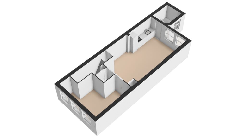 Plattegrond, Groenburgwal 38B