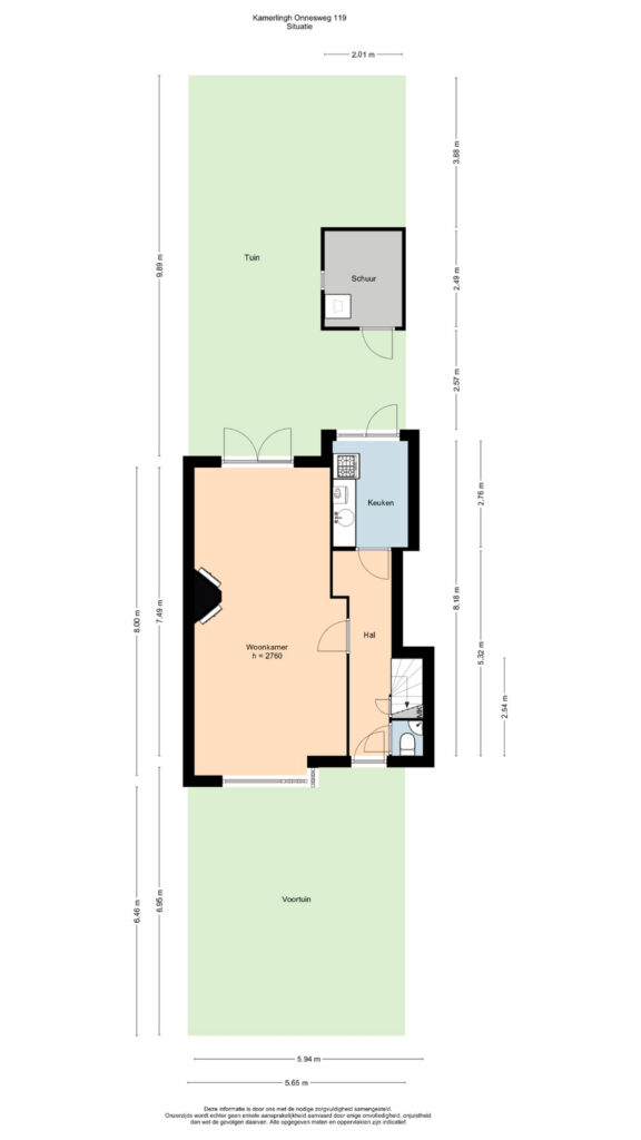Plattegrond 8, Kamerlingh Onnesweg 119