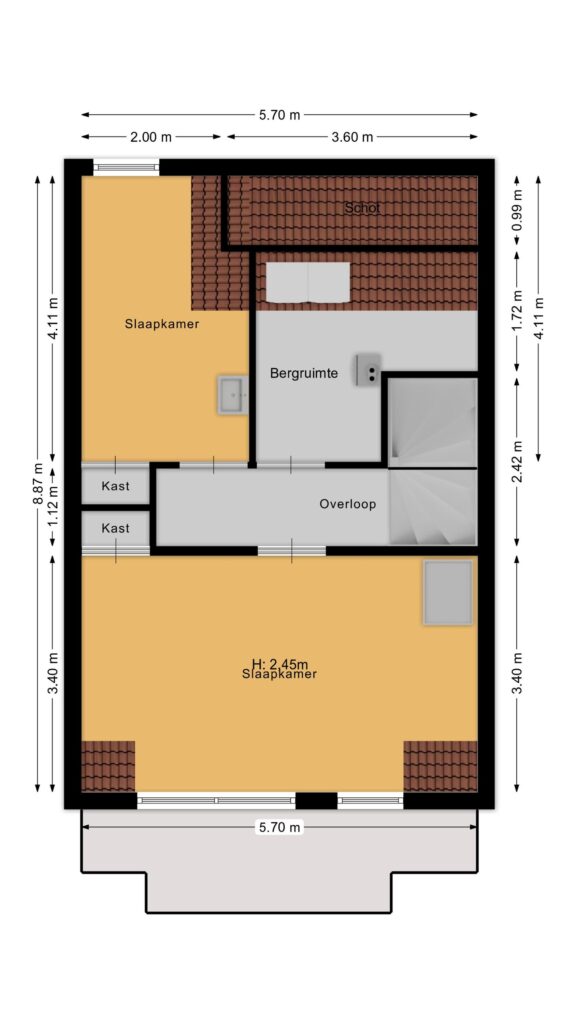 Plattegrond 3, Laantje van Rigter 12