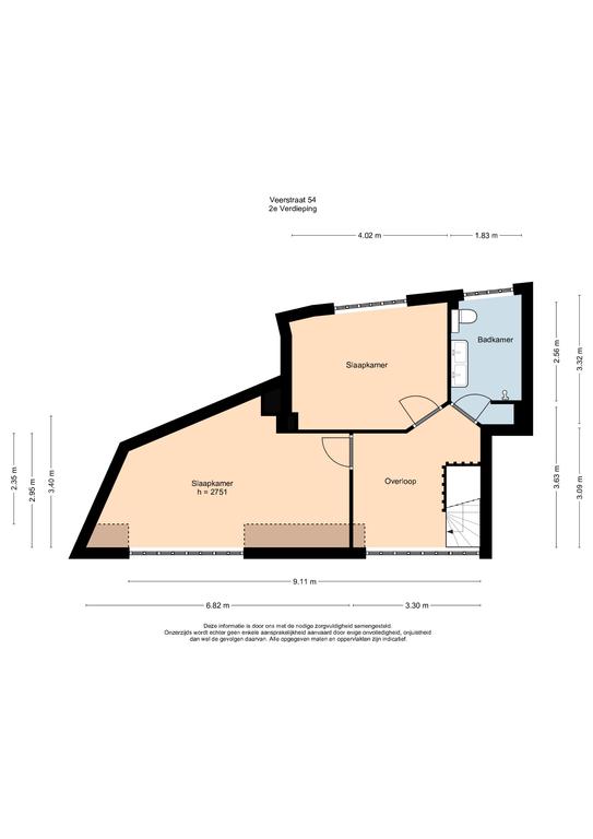 Plattegrond 3, Veerstraat 54