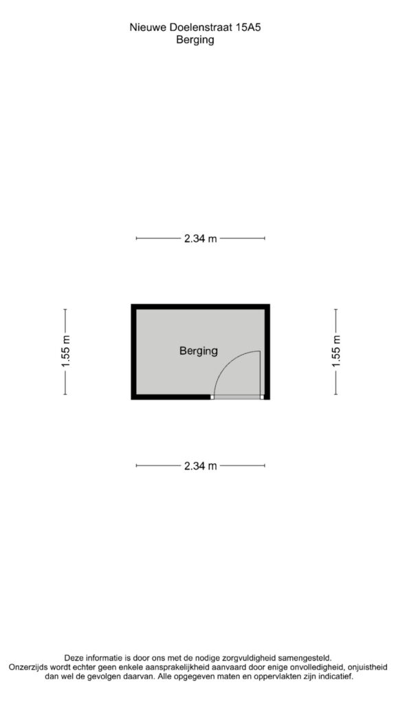 Plattegrond 4, Nieuwe Doelenstraat 15-5
