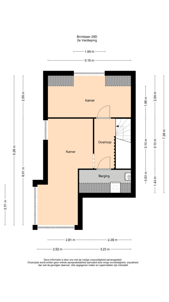 Plattegrond 5, Brinklaan 29D