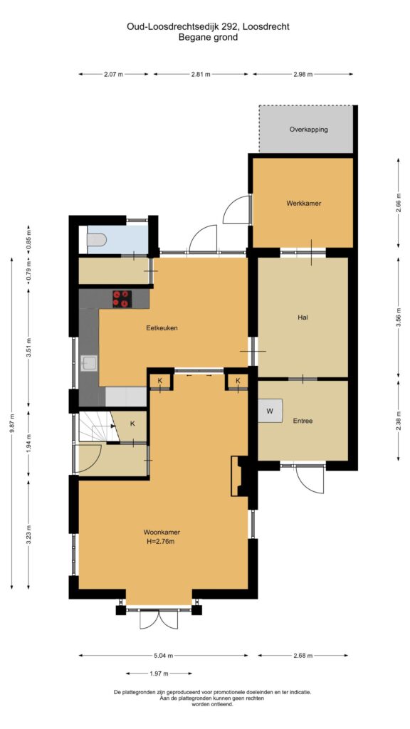 Plattegrond 3, Oud-Loosdrechtsedijk 292