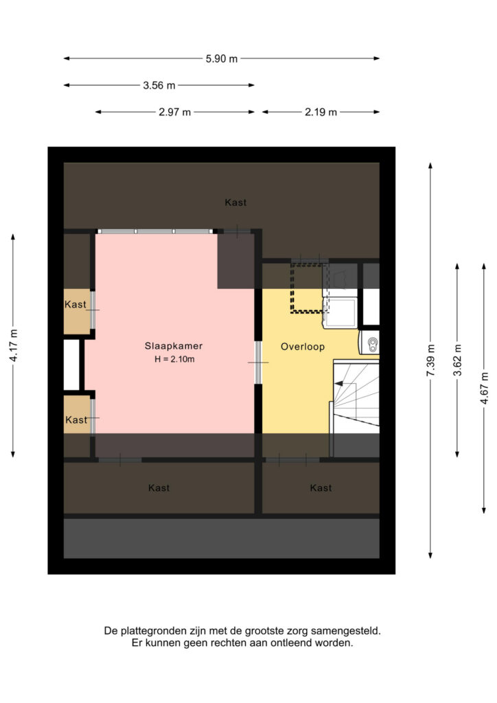 Plattegrond 3, Aelbert Cuypstraat 3