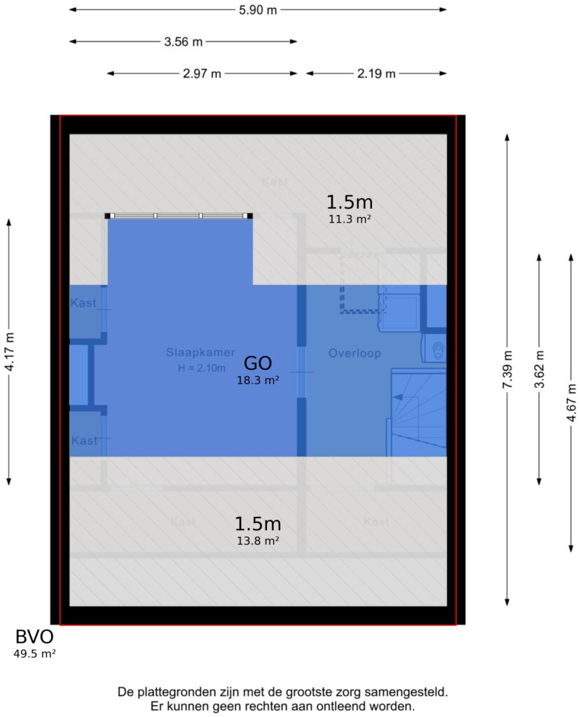Plattegrond 5, Aelbert Cuypstraat 3