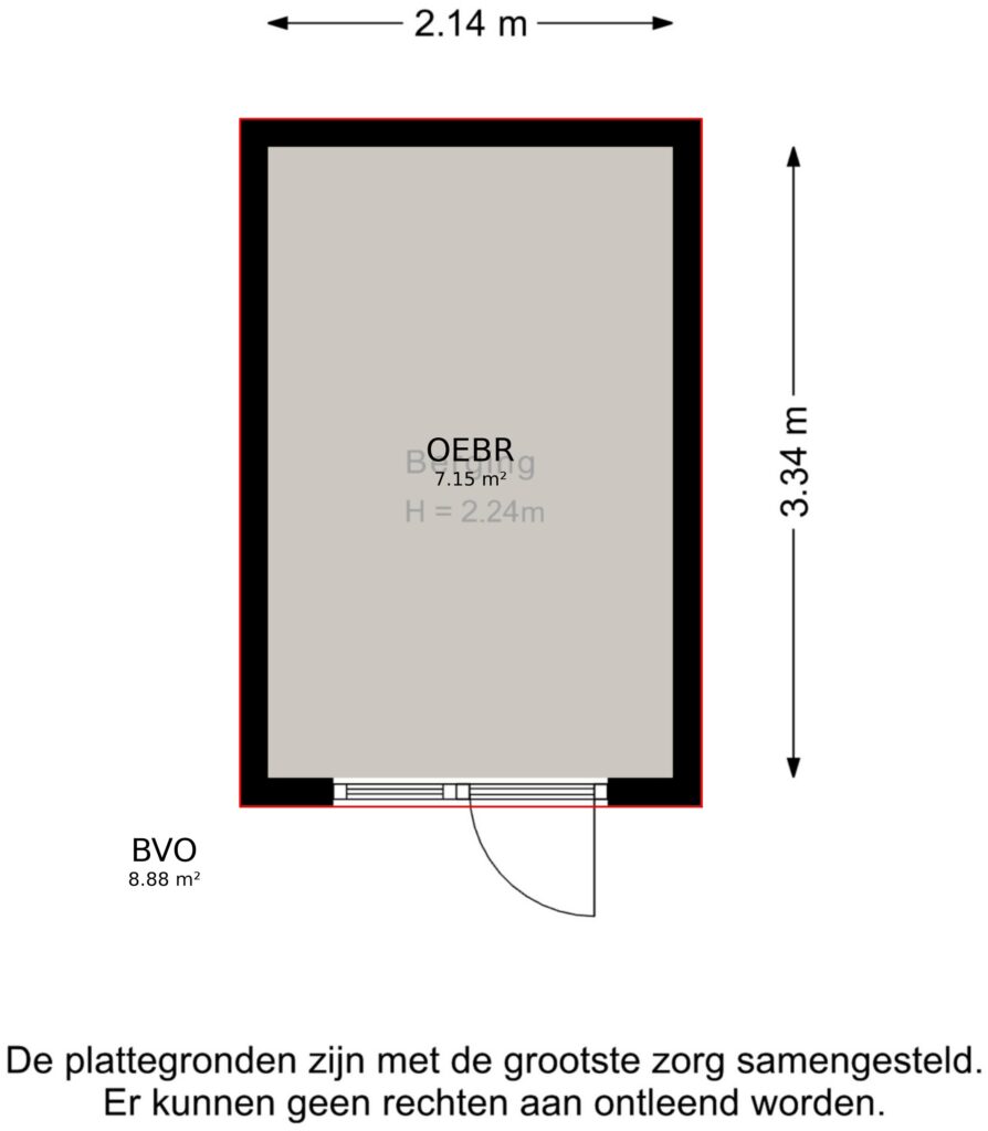 Plattegrond, Aelbert Cuypstraat 3