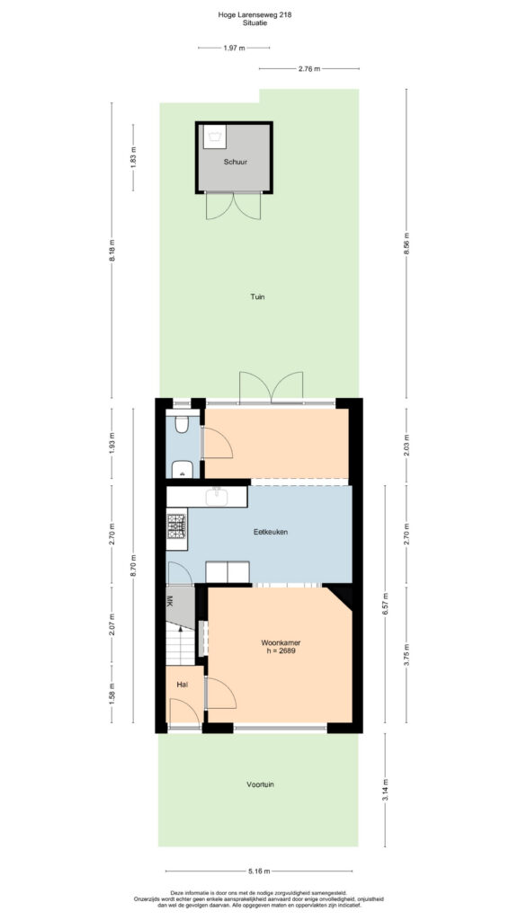 Plattegrond 8, Hoge Larenseweg 218