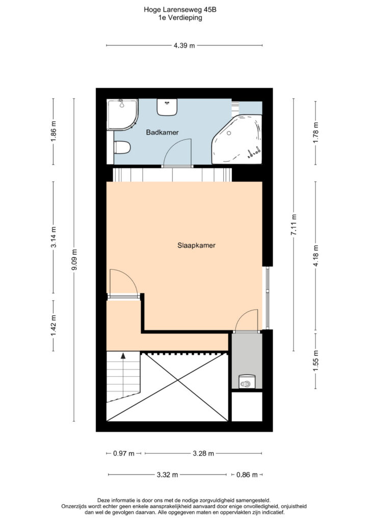 Plattegrond 3, Hoge Larenseweg 45B