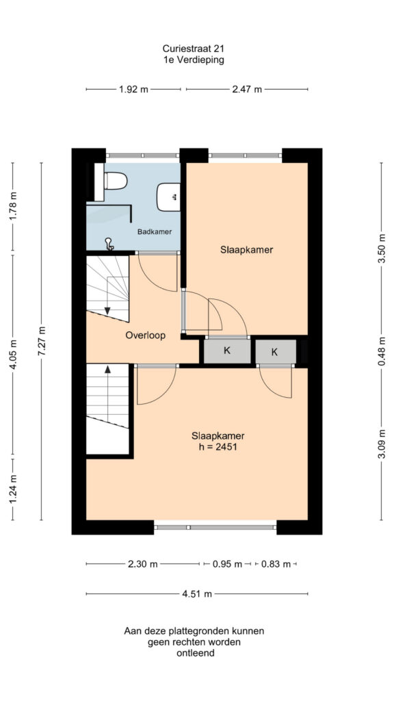 Plattegrond 3, Curiestraat 21