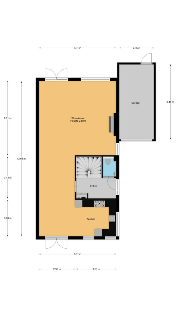 Plattegrond, Gravin Gertrude 7