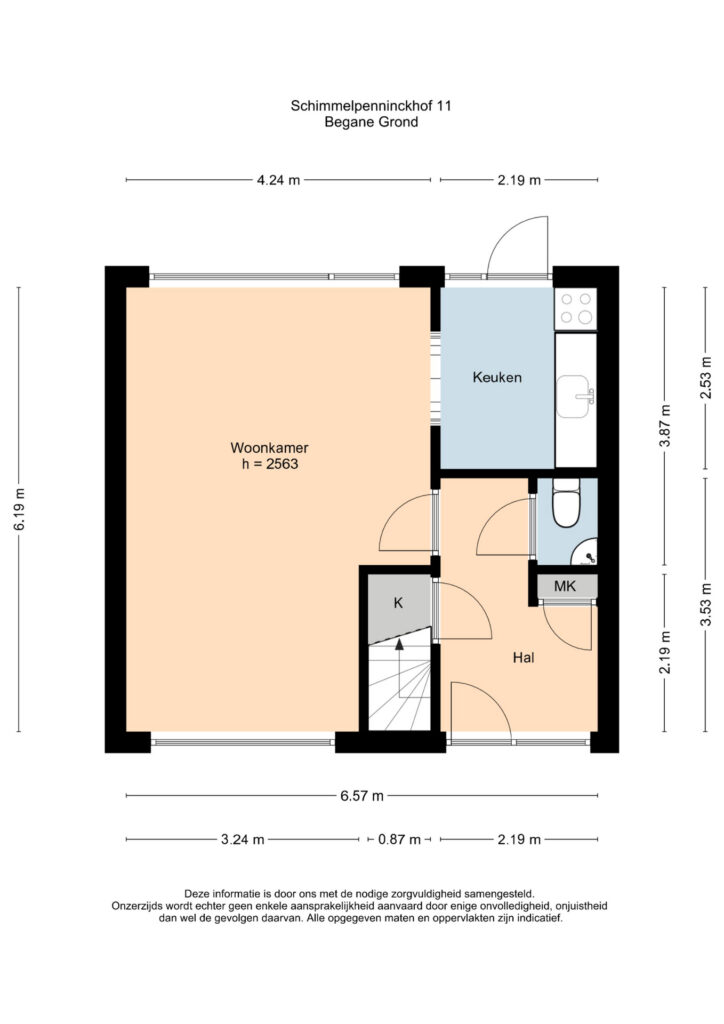 Plattegrond 3, Schimmelpenninckhof 11
