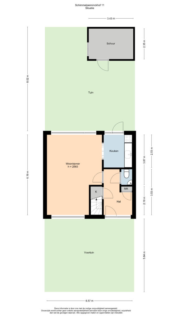 Plattegrond 4, Schimmelpenninckhof 11