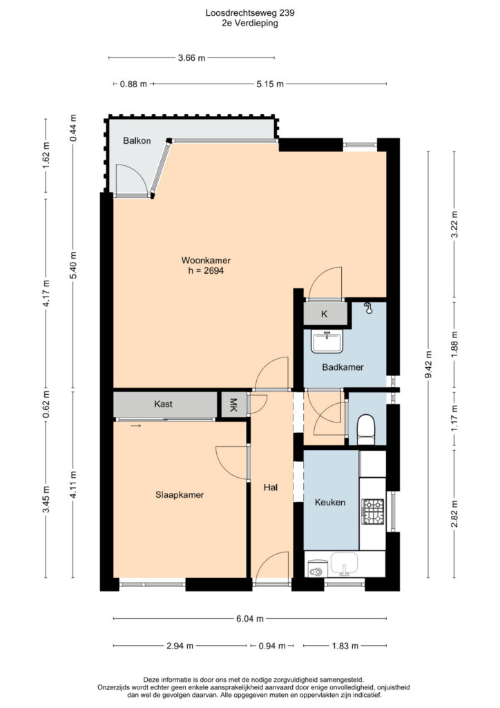 Plattegrond, Loosdrechtseweg 239