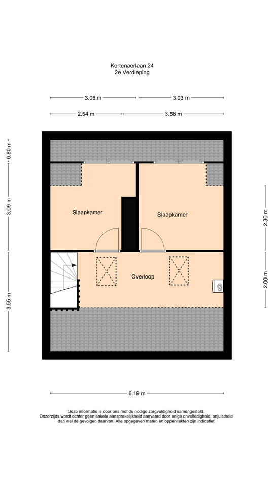 Plattegrond 6, Kortenaerlaan 24