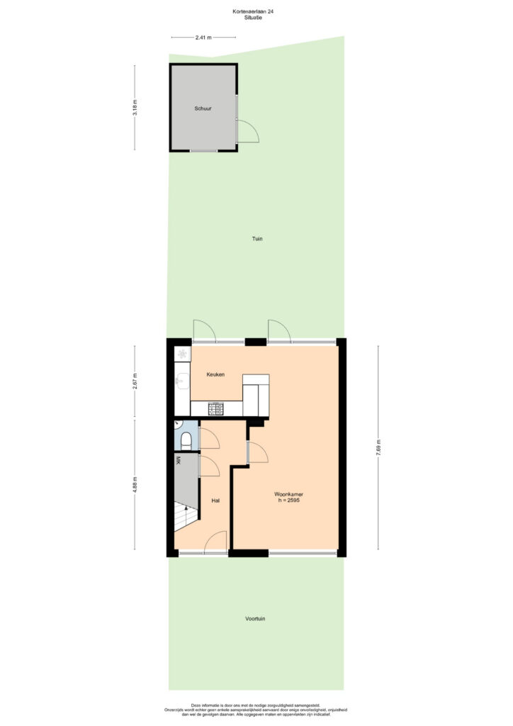 Plattegrond 3, Kortenaerlaan 24