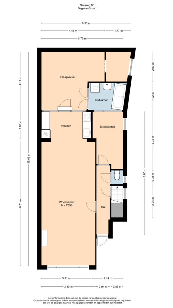 Plattegrond 3, Neuweg 80