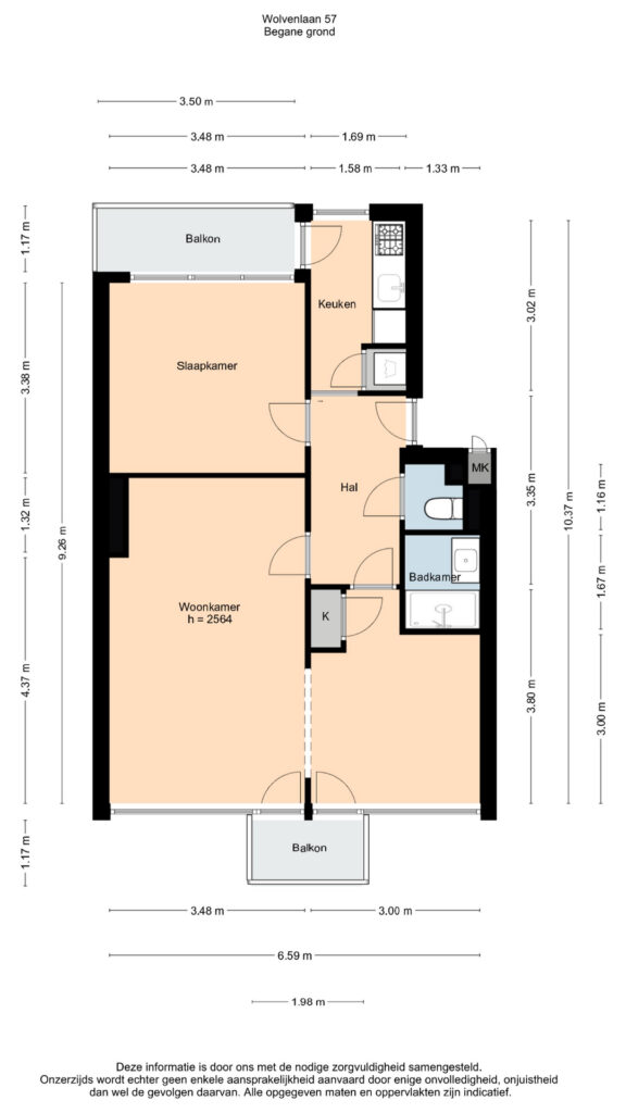 Plattegrond, Wolvenlaan 57