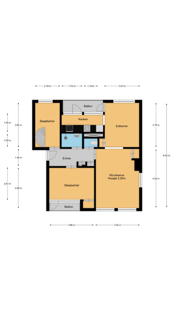 Plattegrond 2, Ceintuurbaan 73II