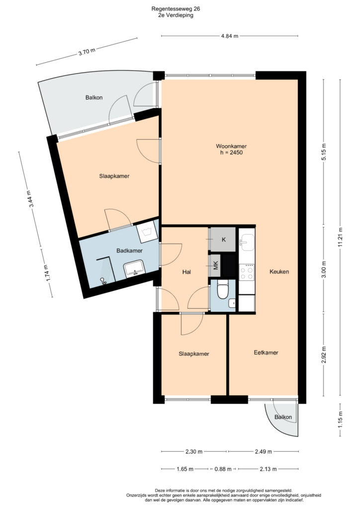 Plattegrond 2, Regentesseweg 26