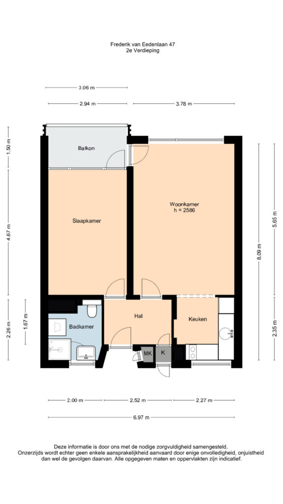Plattegrond, Frederik van Eedenlaan 47