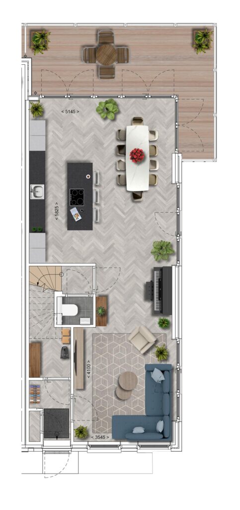 Plattegrond 2, Noordereinde 249C