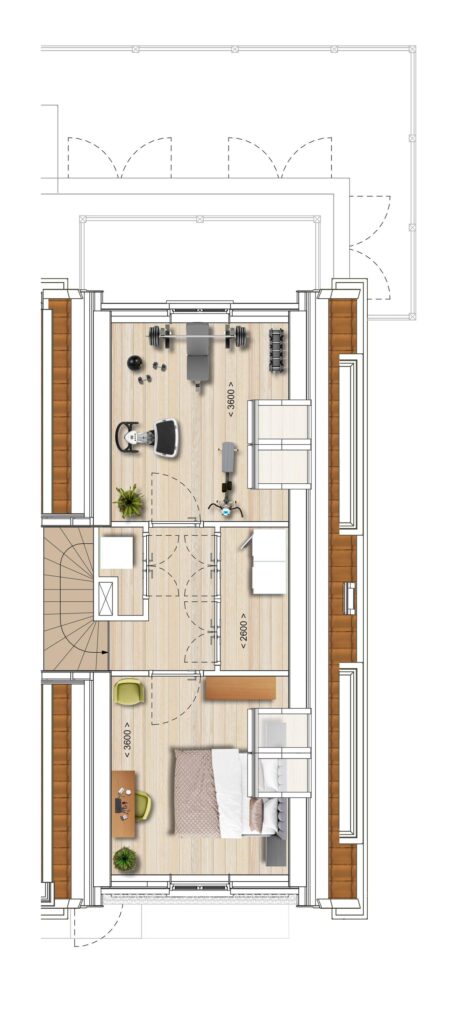 Plattegrond, Noordereinde 249C