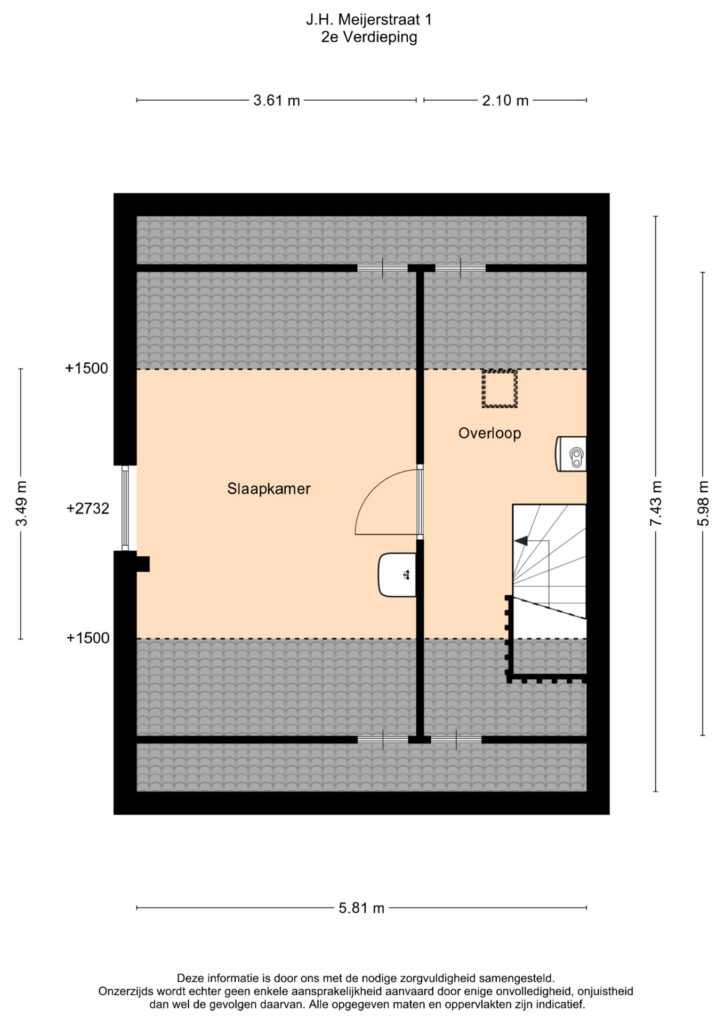 Plattegrond, J.H. Meijerstraat 1