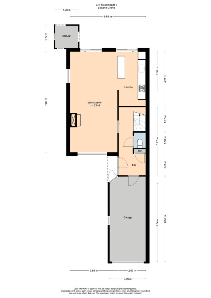 Plattegrond 2, J.H. Meijerstraat 1
