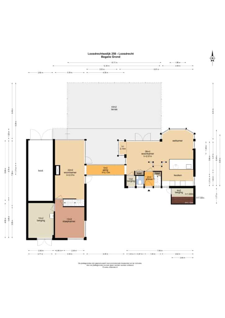 Plattegrond 2, Nieuw-Loosdrechtsedijk 256