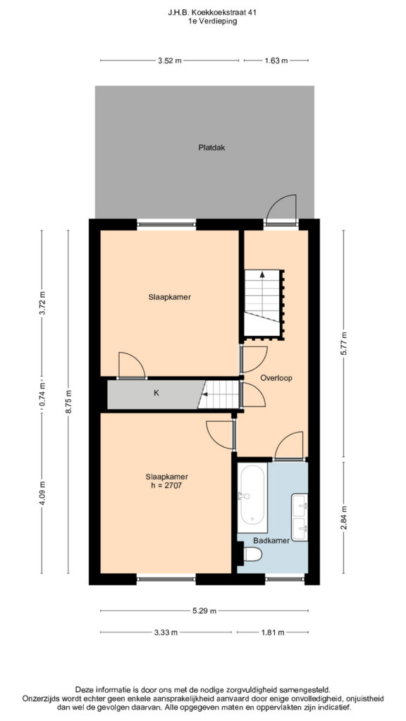 Plattegrond 7, J.H.B. Koekkoekstraat 41