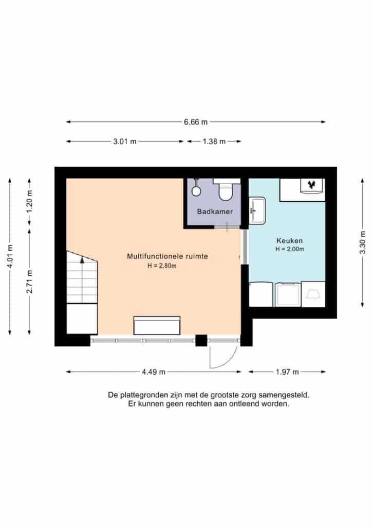 Plattegrond 2, Van Oldenbarneveltlaan 8