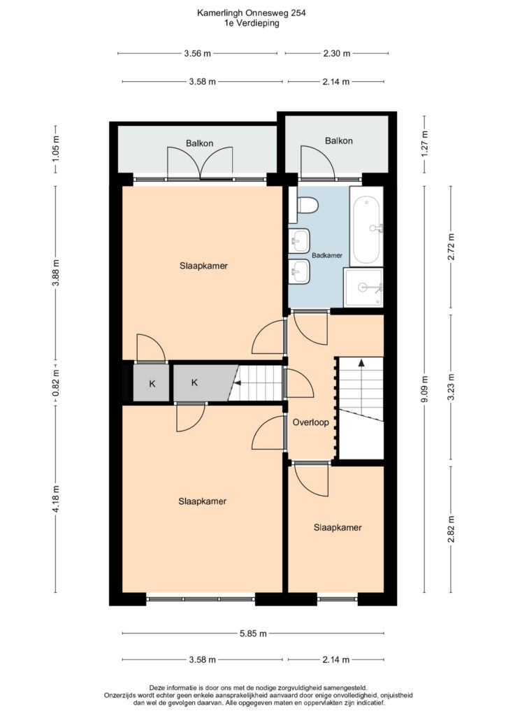 Plattegrond 5, Kamerlingh Onnesweg 254