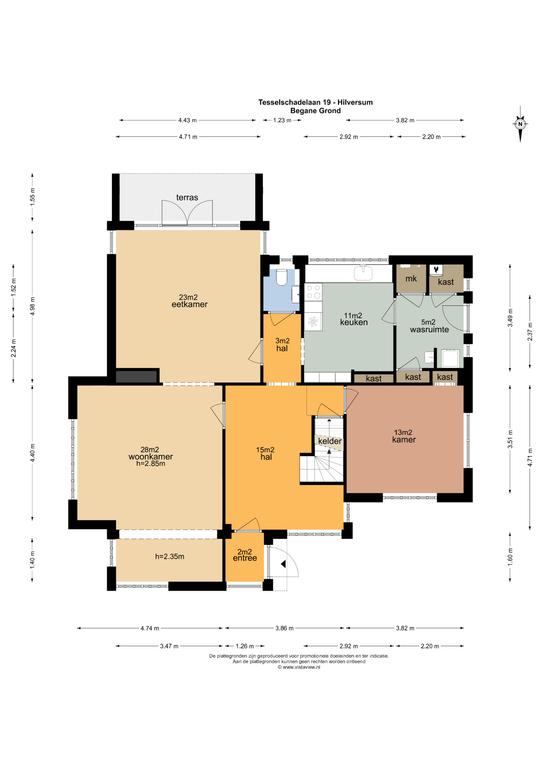 Plattegrond, Tesselschadelaan 19