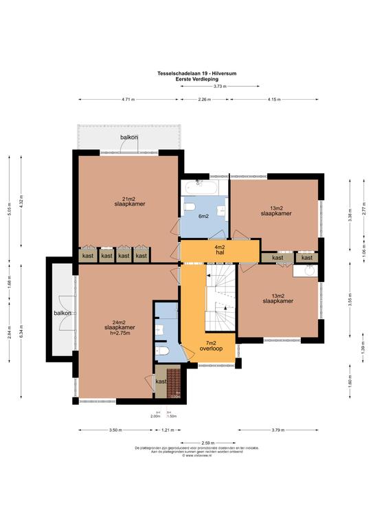 Plattegrond 2, Tesselschadelaan 19