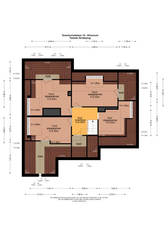 Plattegrond 5, Tesselschadelaan 19
