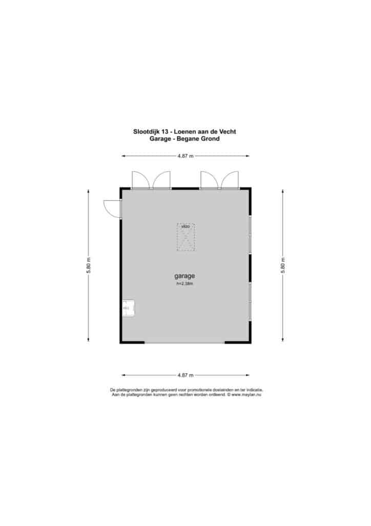 Plattegrond 11, Slootdijk 13