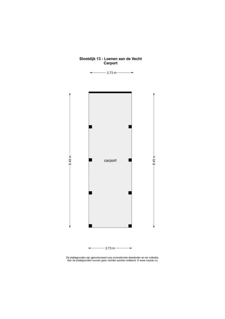 Plattegrond 2, Slootdijk 13