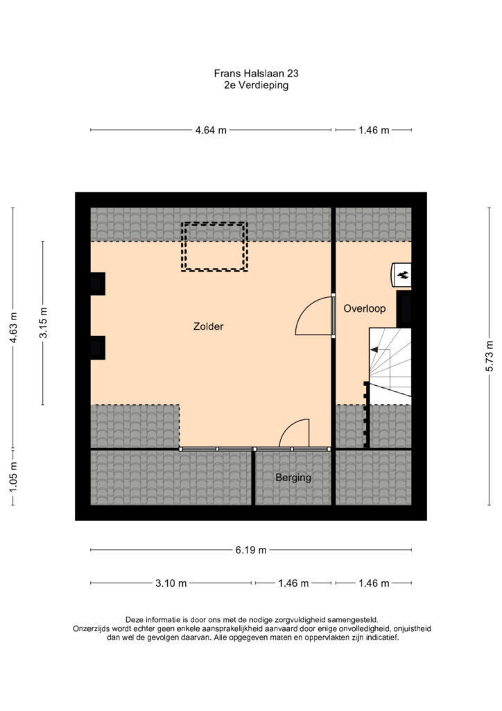 Plattegrond 6, Frans Halslaan 23