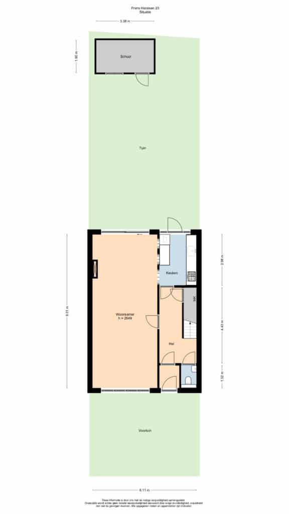 Plattegrond 4, Frans Halslaan 23