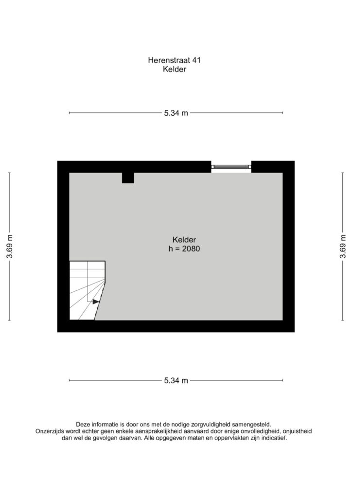 Plattegrond 2, Herenstraat 41