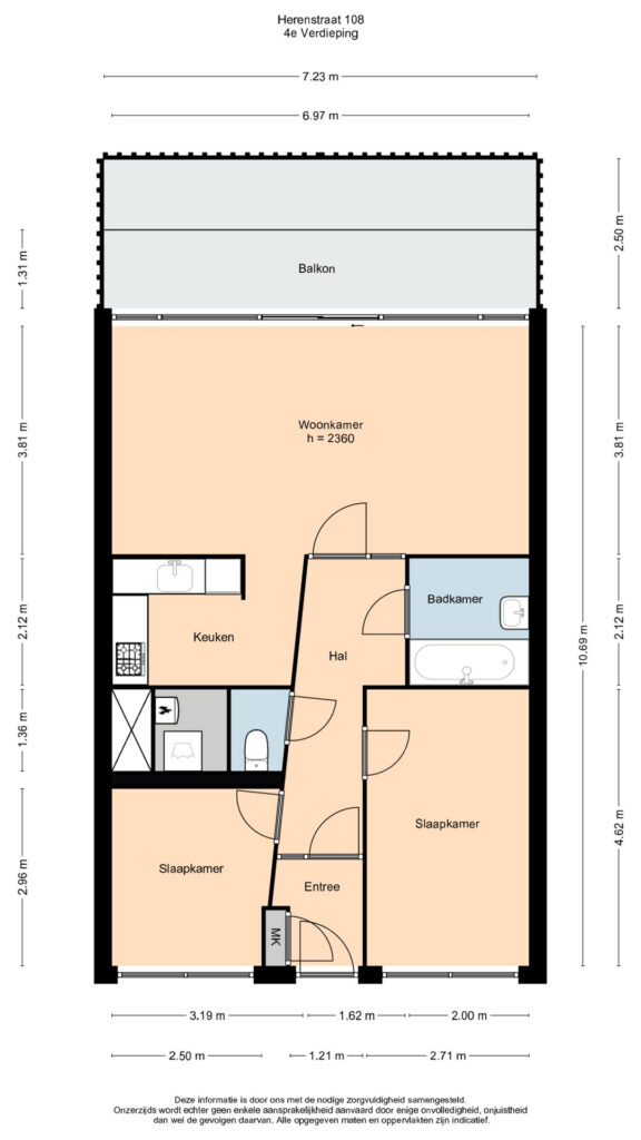Plattegrond 4, Herenstraat 108