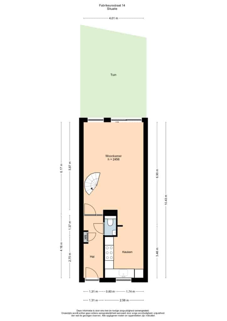 Plattegrond 4, Fabrikeursstraat 14