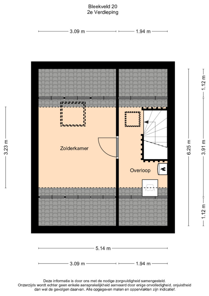 Plattegrond 5, Bleekveld 20