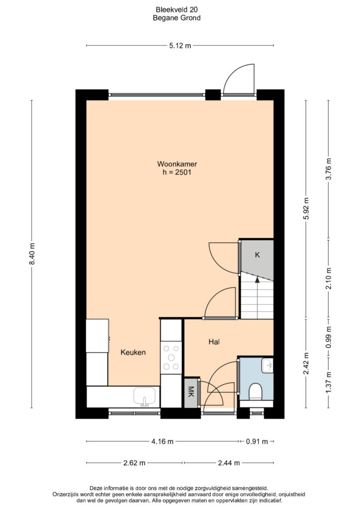 Plattegrond 3, Bleekveld 20