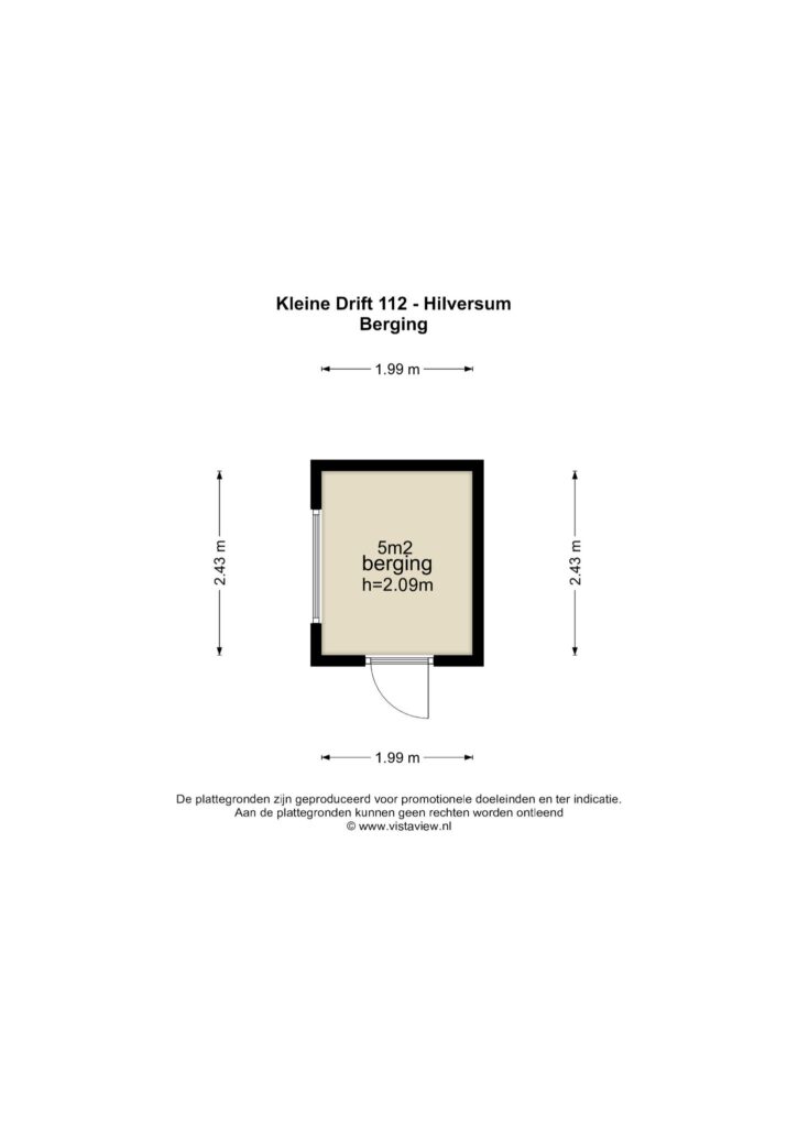 Plattegrond 8, Kleine Drift 112