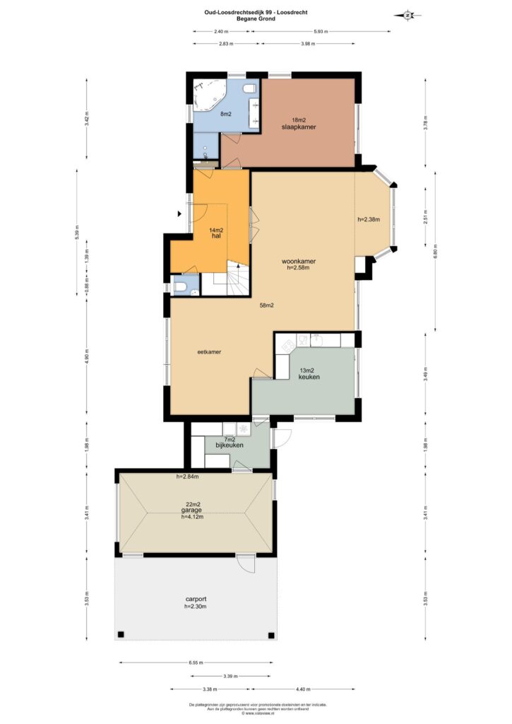 Plattegrond 8, Oud-Loosdrechtsedijk 99