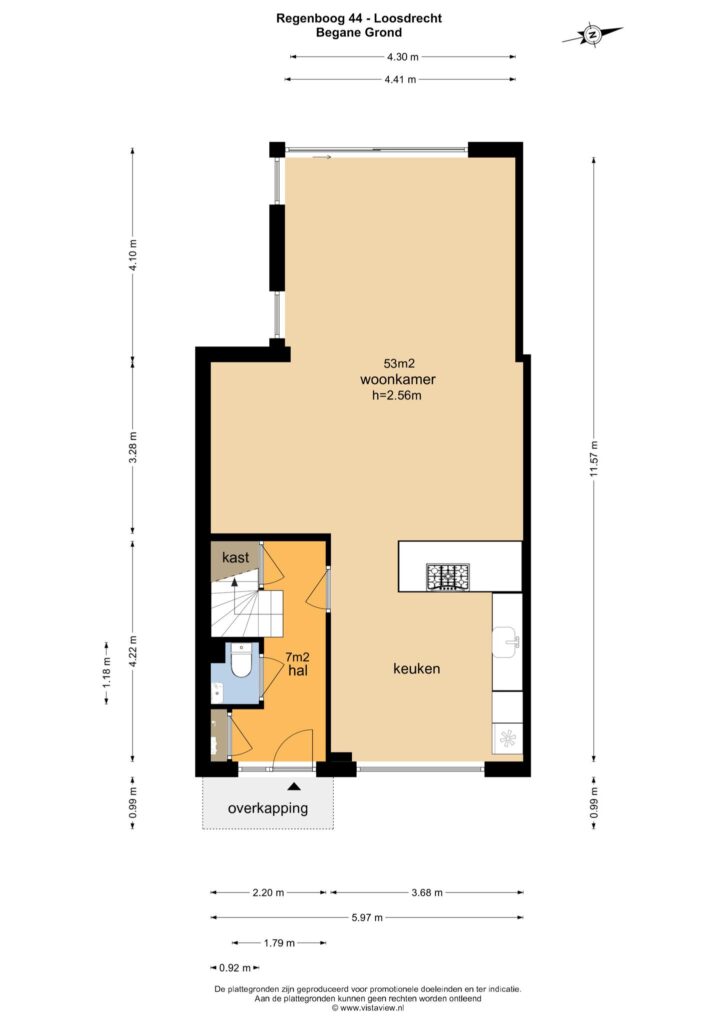 Plattegrond, Regenboog 44